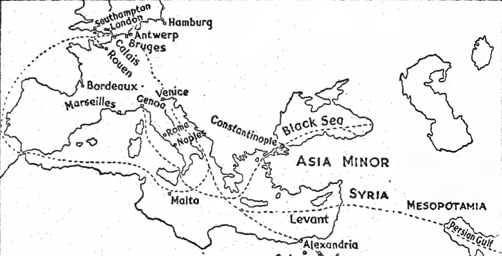 Medieval Trade Routes