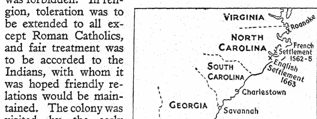 Later English Settlements in North America