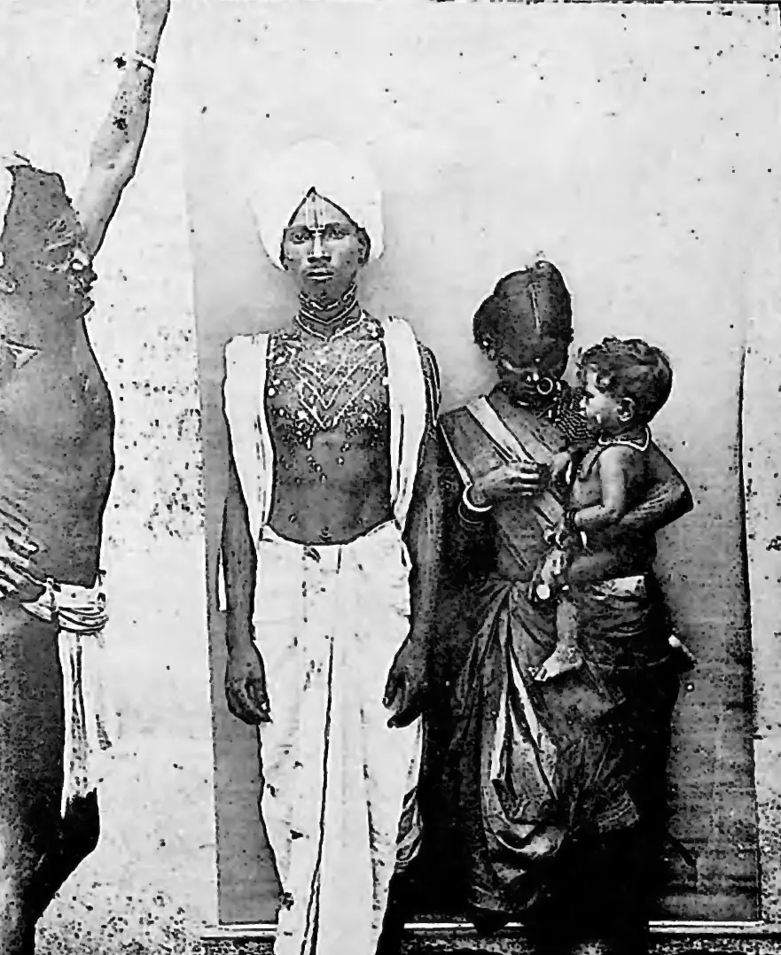 Mādiga bridal pair