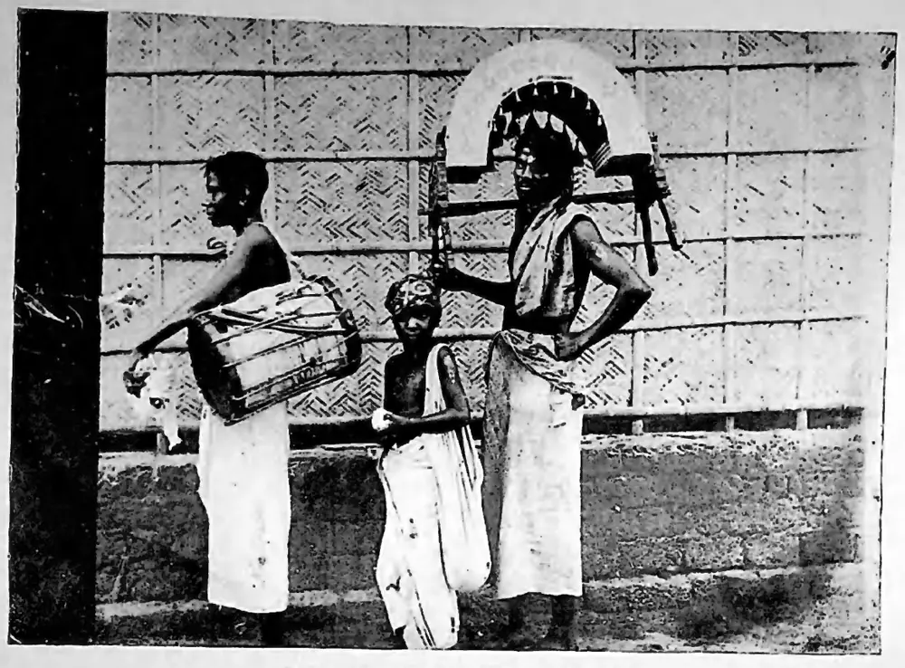 Palni pilgrim and kavadi