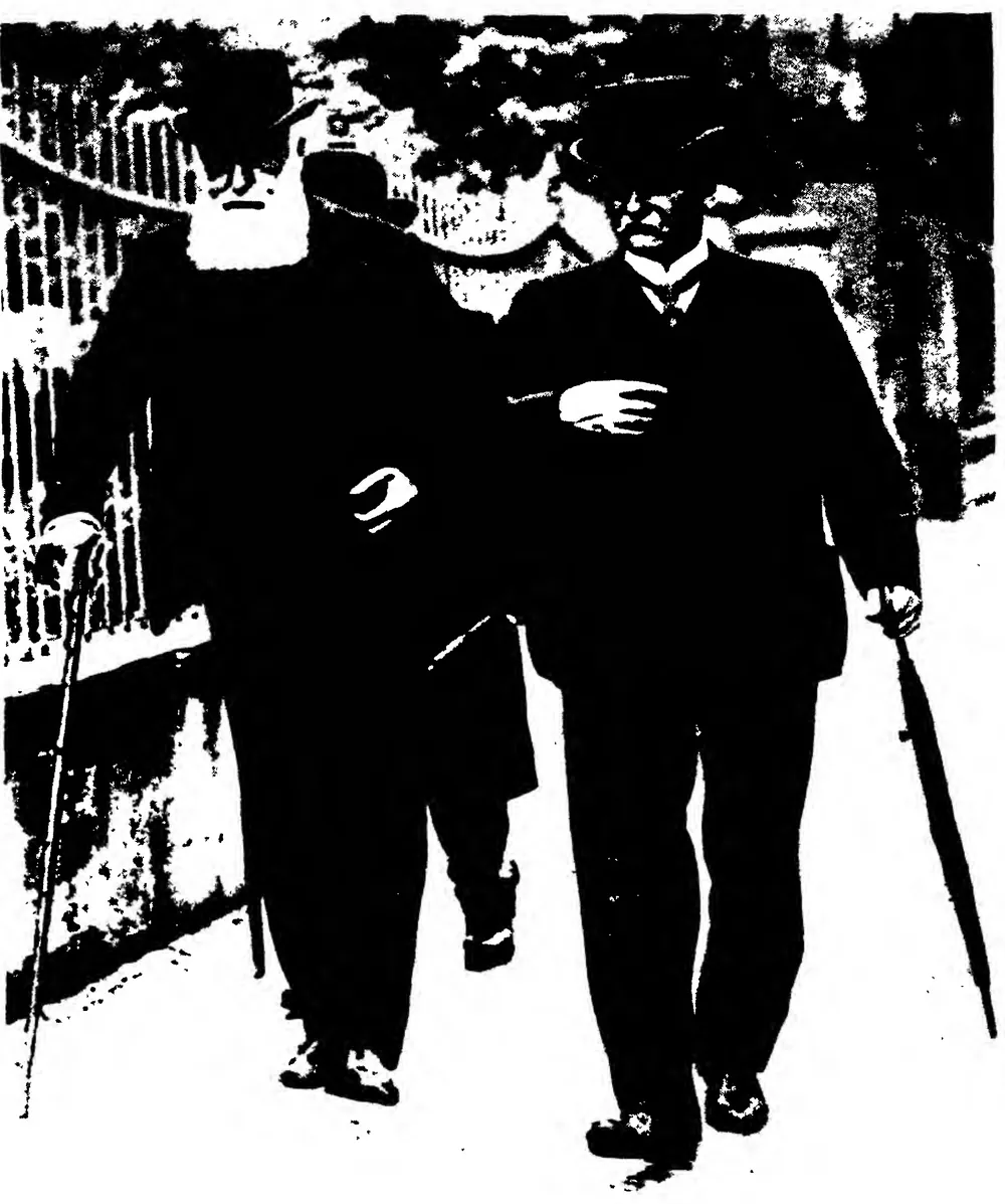 The Late King Leopold of Belgium (Left) at Wiesbaden