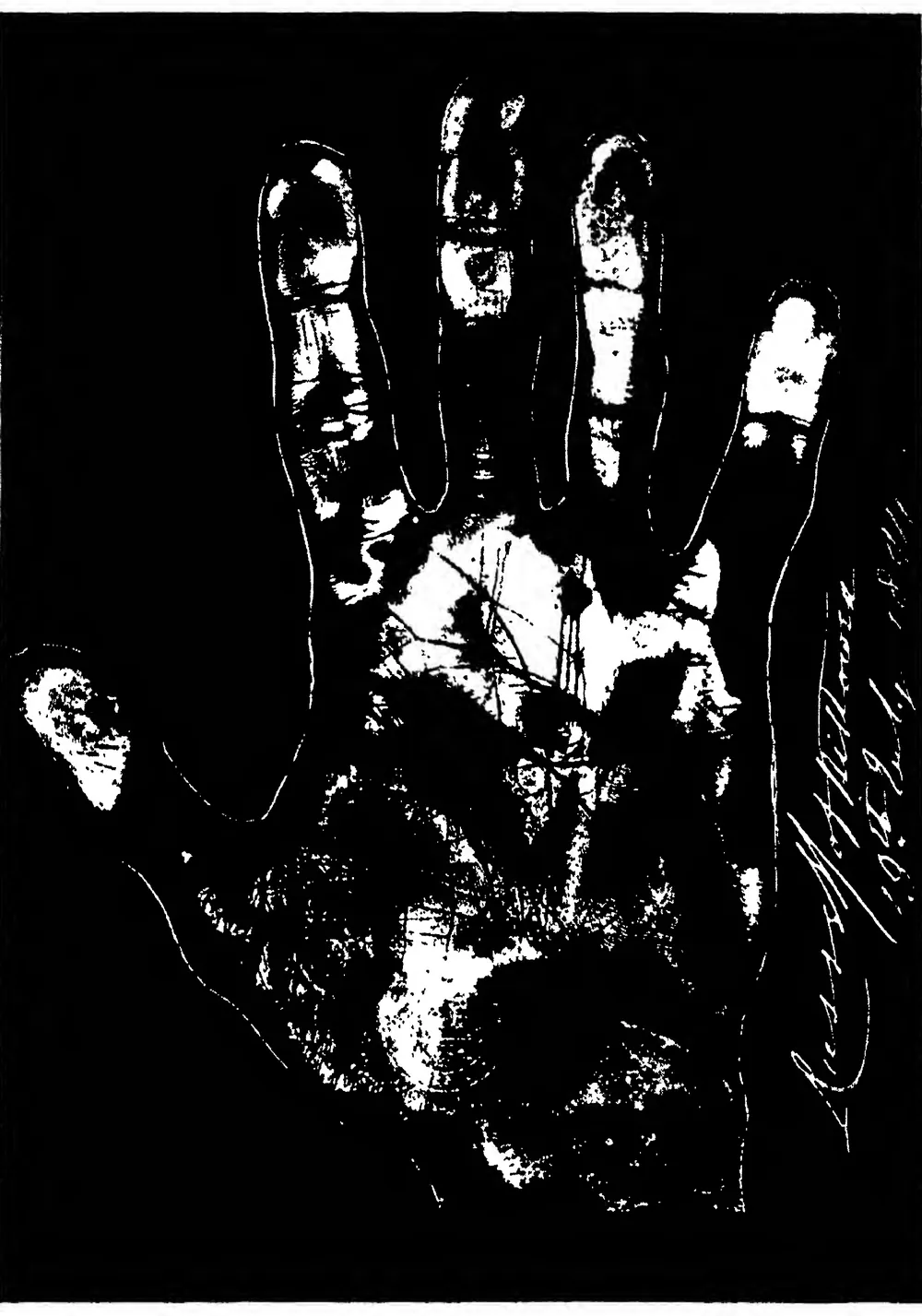 Autographed Impression of the Right Hand of Lord Russell of Killowen, the Famous Lord Chief Justice