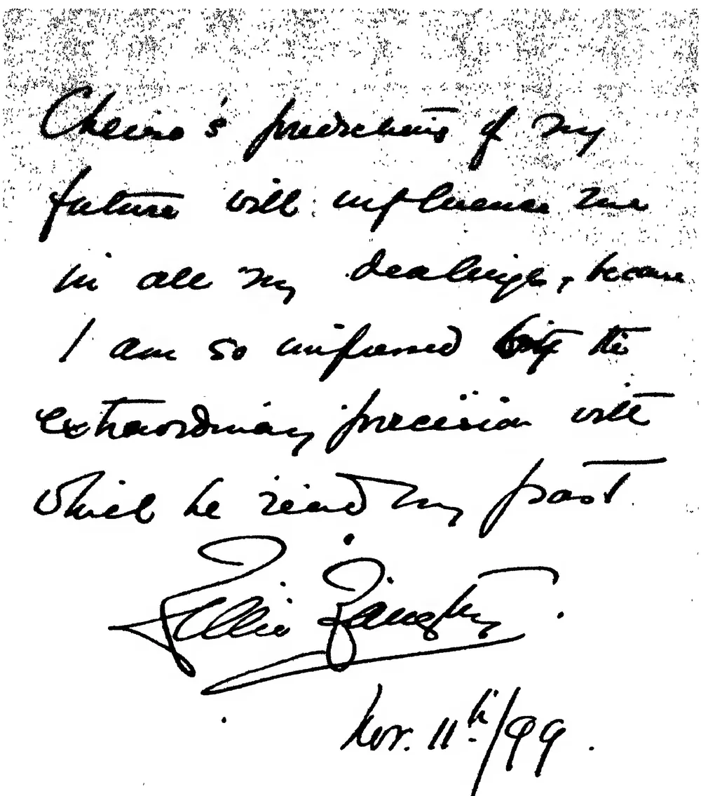 A Striking Testimony from Lillie Langtry (Lady De Bathe)