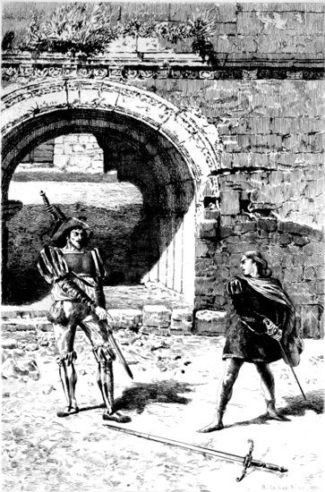 The Duel. Drawn and etched by R. de Los Rios