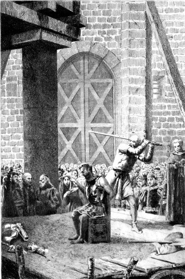 The Execution. Drawn and etched by R. de los Rios