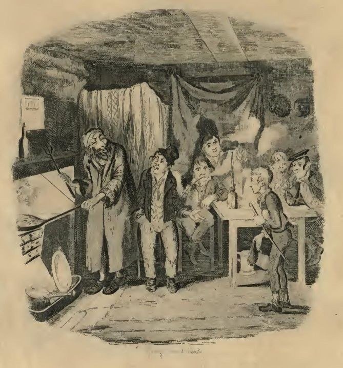Etching by George Cruikshank