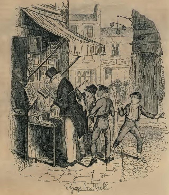 Etching by George Cruikshank