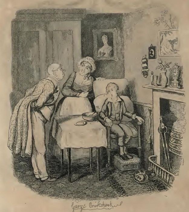 Etching by George Cruikshank