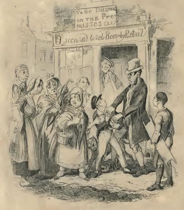 Etching by George Cruikshank