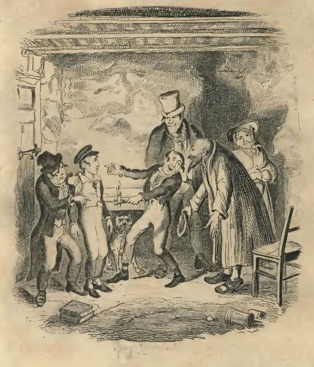 Etching by George Cruikshank