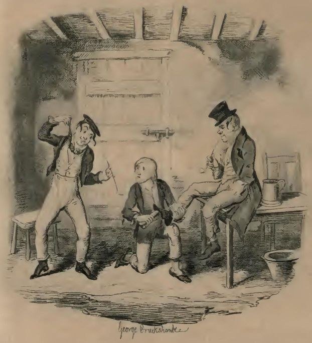 Etching by George Cruikshank