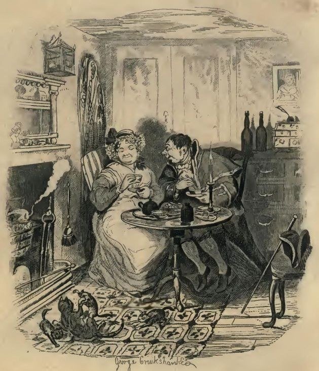 Etching by George Cruikshank