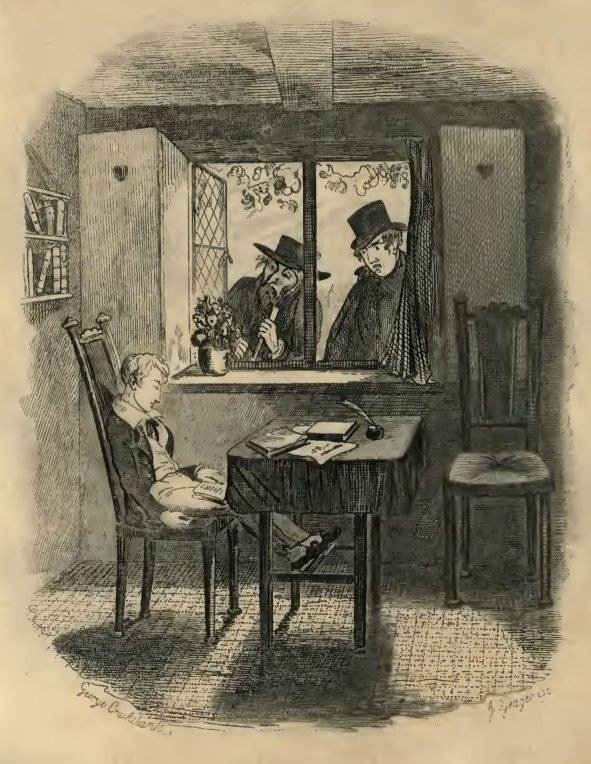 Etching by George Cruikshank