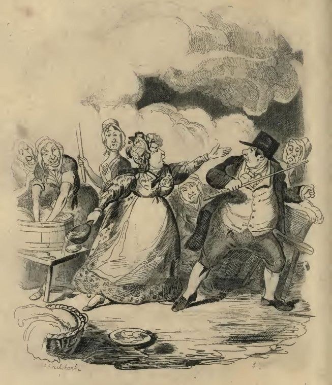 Etching by George Cruikshank