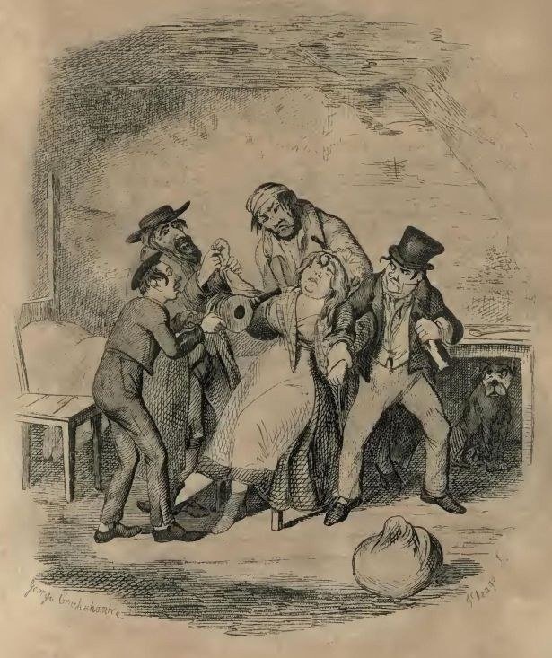 Etching by George Cruikshank