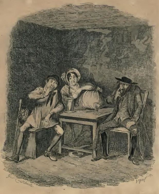 Etching by George Cruikshank