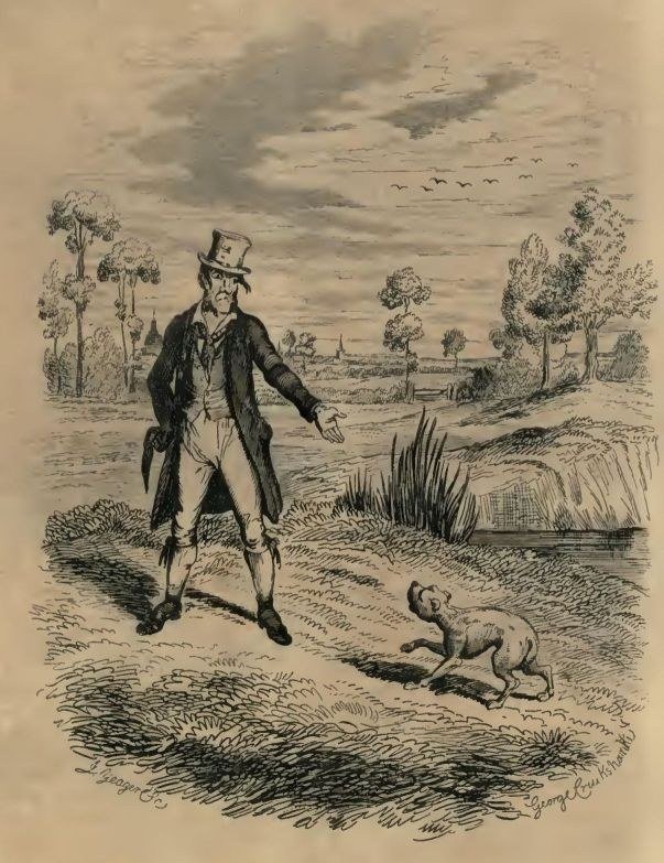 Etching by George Cruikshank