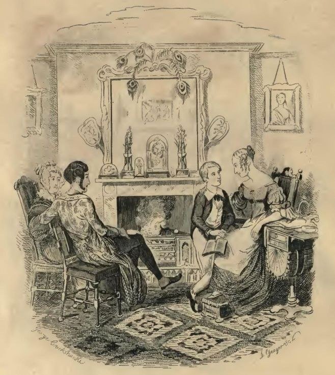 Etching by George Cruikshank