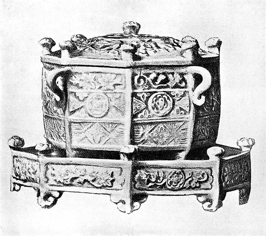 Porcelain Incense-Burner, from the Louvre.