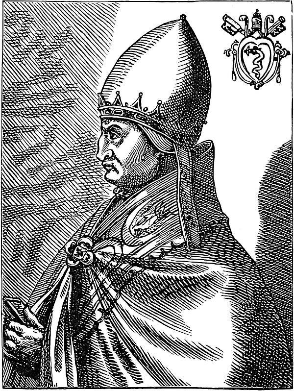 Portrait of Pope Gregory X.
