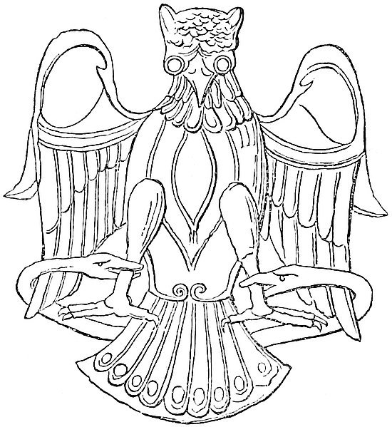 Sculptured Gerfalcon. (From the Gate of Iconium.)
