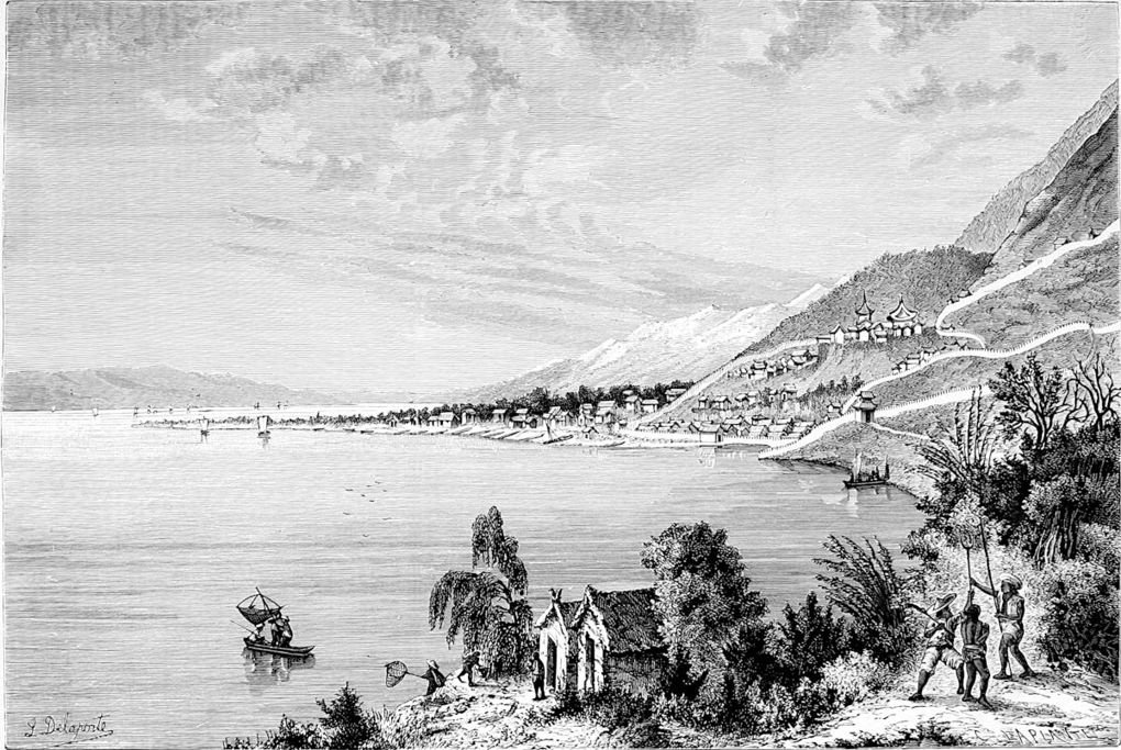 The Lake of Tali (Carajan of Polo) from the Northern End.