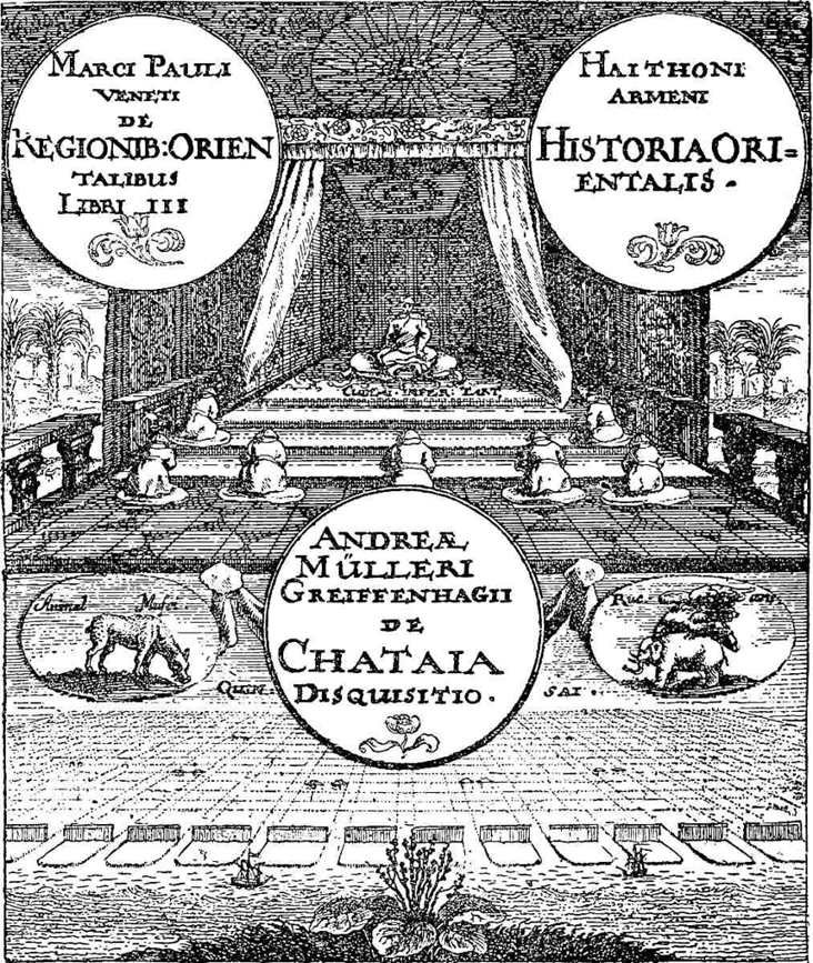 Frontispiece showing the Bird Rukh .