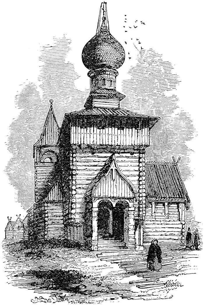 Mediæval Russian Church. (From Fergusson.)
