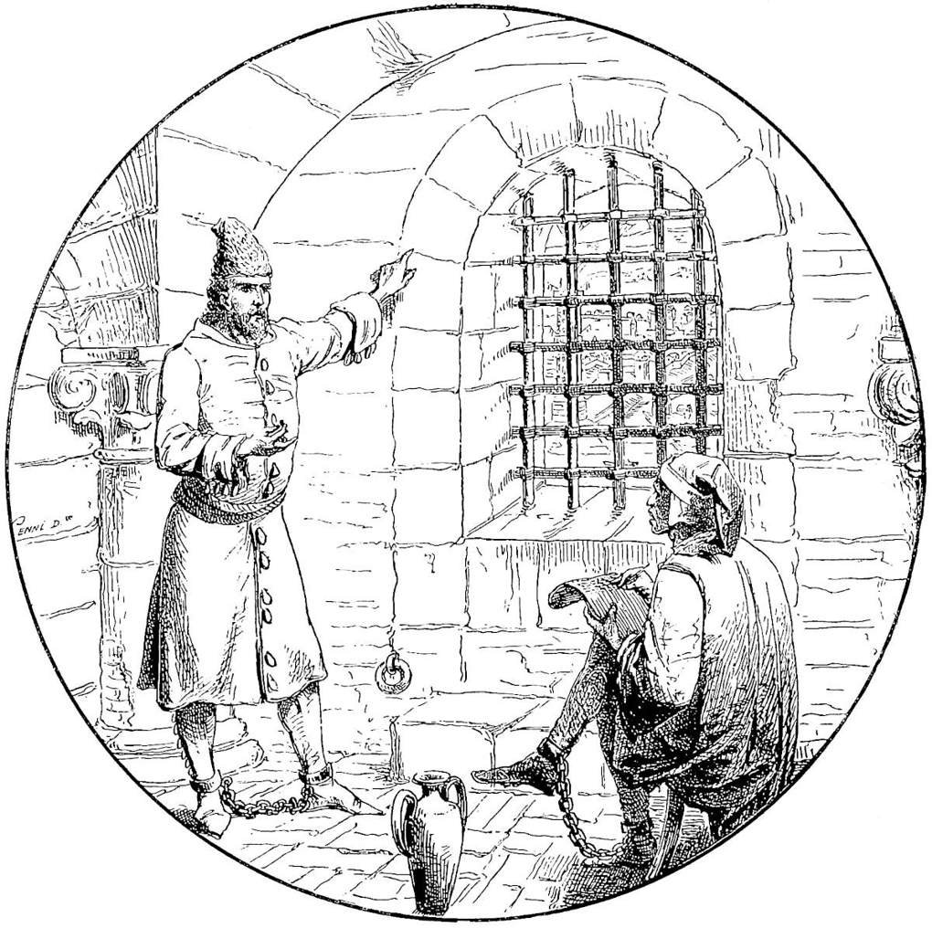 Marco Polo in the Prison of Genoa.