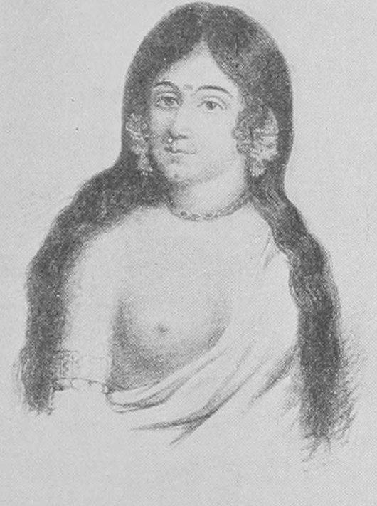 A RAJPOOTNI, Returned from Batlang in the Jumna.