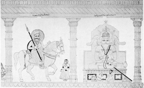 MALLINĀTH. NĀTHJI. Rock Sculptures at Mandor.