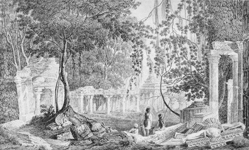 TEMPLES OF GANGA BHEVA. In the Forest of Pachail in Mewar.