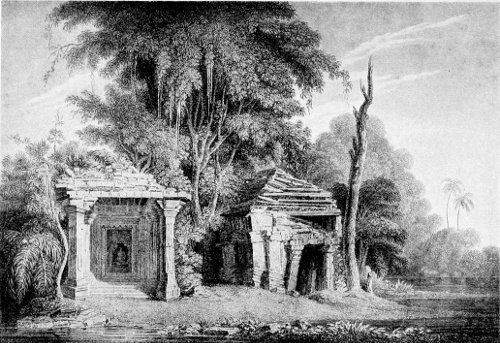SMALLER GROUP OF TEMPLES AT GANGA BHEVA.