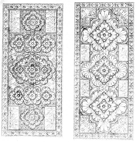 SCULPTURED CEILINGS OF TEMPLE AT CHANDRAVATI.