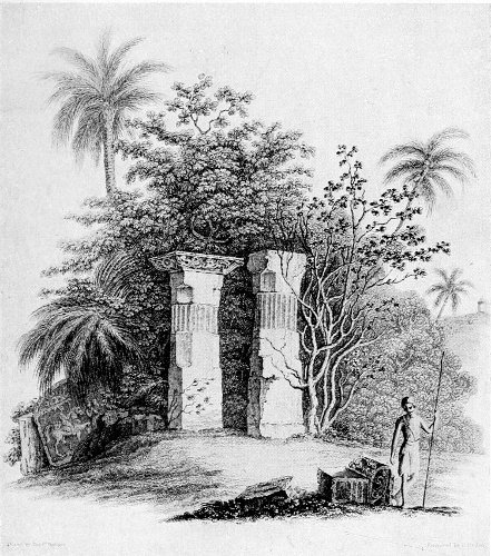 ANCIENT COLUMNS IN THE MUKUNDDARA PASS.