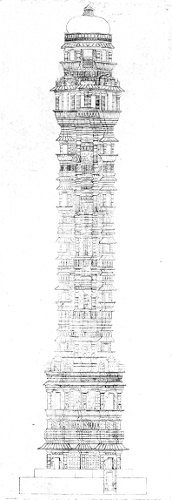 JAISTAMBHA, PILLAR OF VICTORY, AT CHITOR.