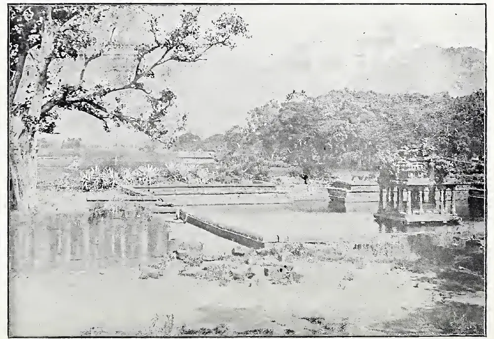 Anandavalli's Temple and Tank Mantapam, Padmanabhapuram.