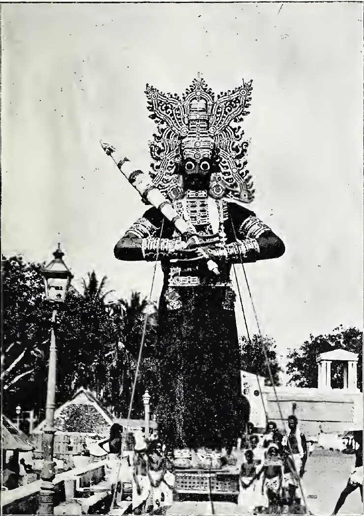 Bhimasena Image, Temple Ootsavam, Trivandrum.